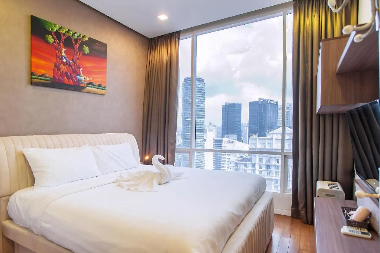 Lägenhet Soho Suites Klcc By Guesthouse Kuala Lumpur Malaysia